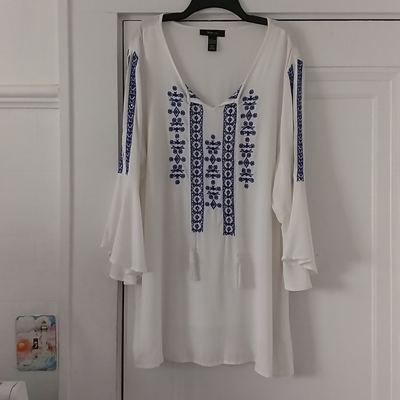 Style & Co. Tops - Style&Co Boho blouse large